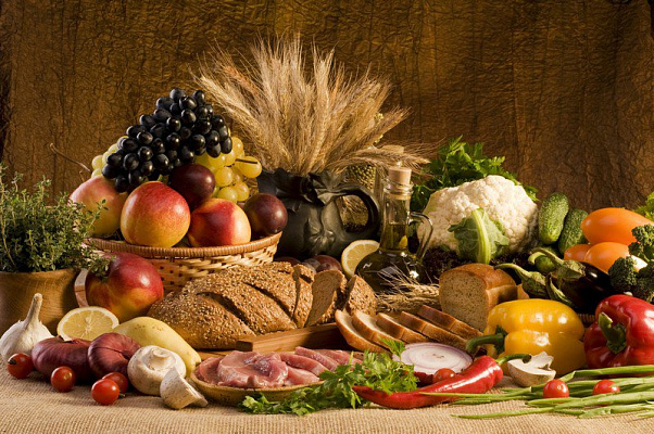 Картина Овощи и фрукты - Еда-напитки 