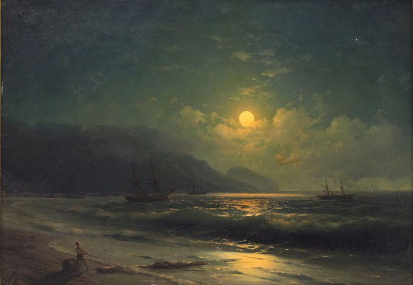 Картина Лунная ночь на море - Айвазовский Иван 