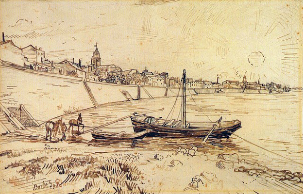 Картина Ван Гог Винсент12 - Картины карандашом 