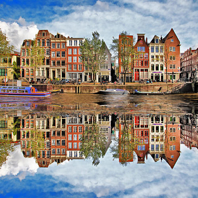 Картина Красивый Амстердам - Город 
