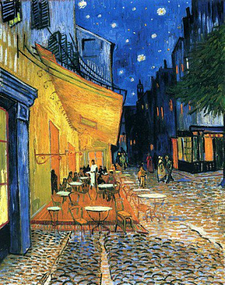 Картина Ночная терраса кафе - Ван Гог Винсент 