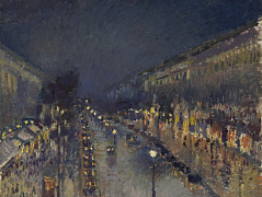 Бульвар Монмартр, ночной эффект