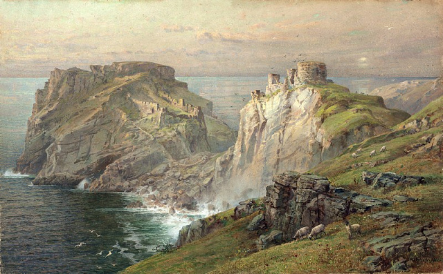 Картина Замок Тінтагель - Річардс Вільям Трост 