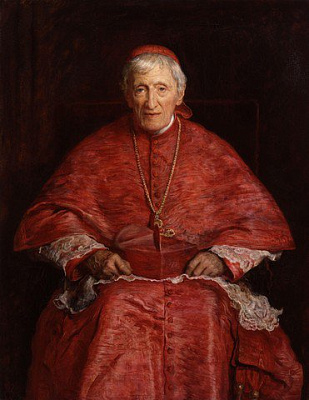 Картина Портрет Кардинала Джона Хенри Ньюмана - Милле Джон 