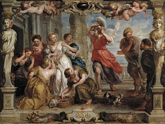 Обнаружение Одиссеем Ахиллеса среди дочерей Ликомеда