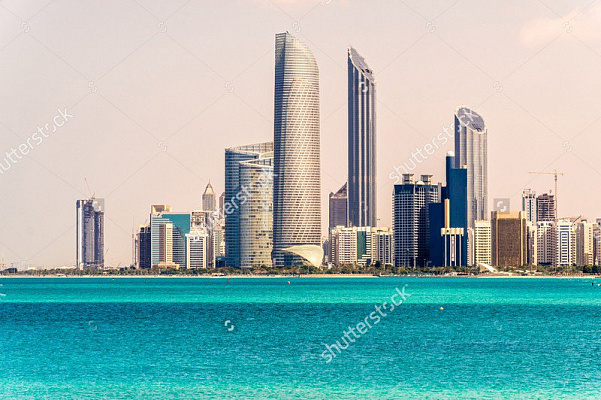 Картина Абу-Даби - Город 