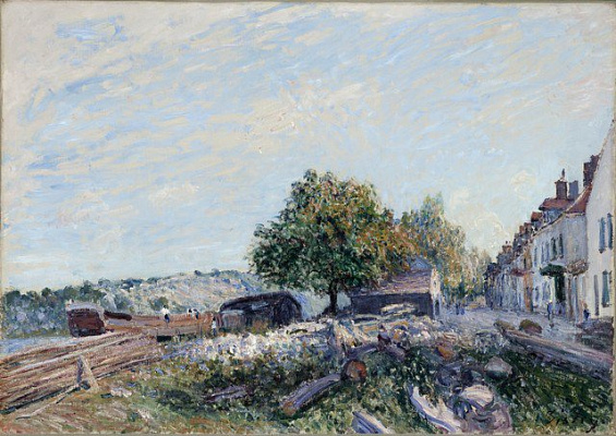 Картина Утро в Сен-Мам - Сислей Альфред 