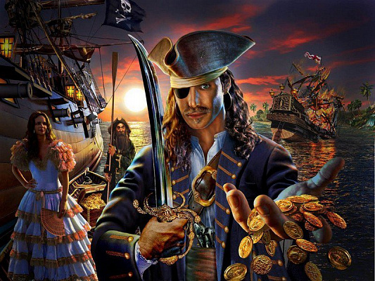 Картина Пират - Военные 