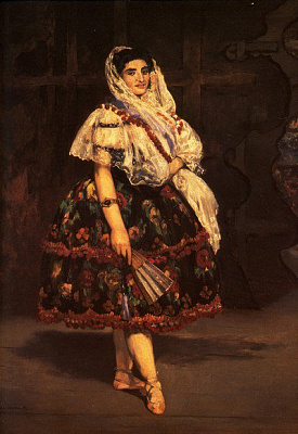 Картина Лола из Валенсии - Мане Эдуард 