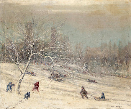 Катание в центральном парке