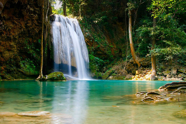 Картина Красивый водопад - Природа 