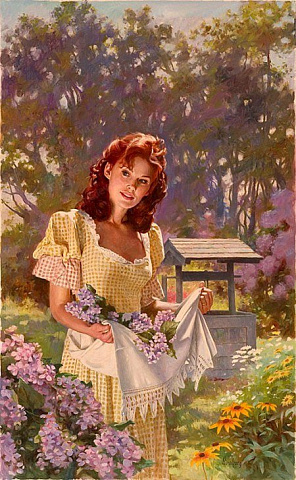 Собирая сирень