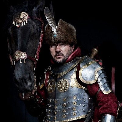 Картина Рыцарь с конем 6 - Военные 