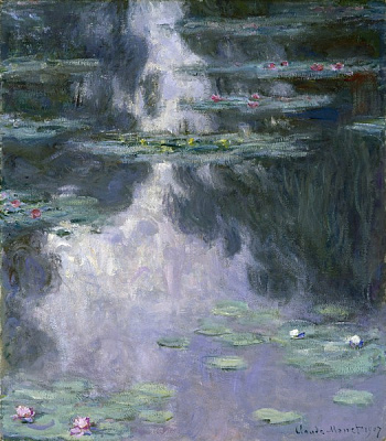 Картина Водяные лилии 9 - Моне Клод 