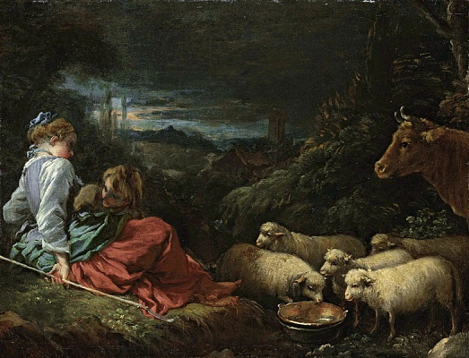 Картина Юні пастушки - Буше Франсуа 