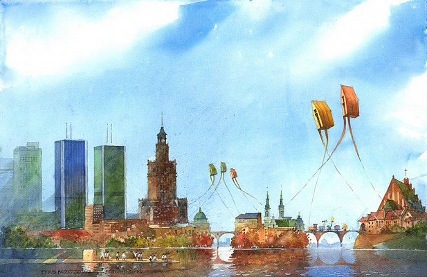 Картина Бжозовскі Т. - Листопад - Акварелі 