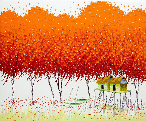 Картина Осенний листопад - Фэн Чу Тран 