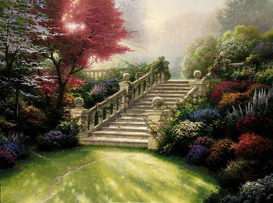 Картина Лестница в рай - Кинкейд Томас 