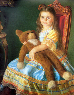 Картина Мій плюшевий ведмедик - Дитячі старовинні 