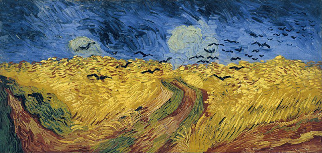 Картина Поле пшеницы с воронами - Ван Гог Винсент 