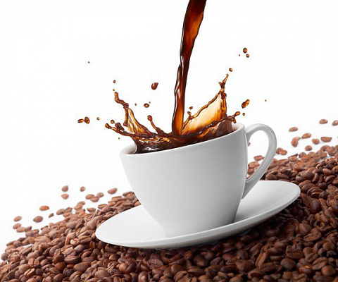 Картина Брызги кофе - Еда-напитки 