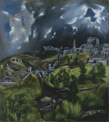 Картина Гроза в Толедо - Эль Греко 