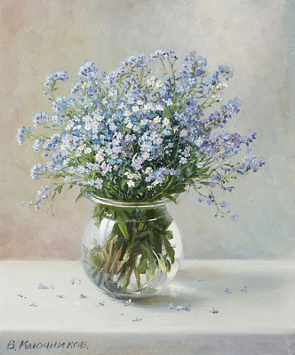 Картина Польові квіти у вазі - Ключніков В'ячеслав 