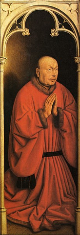 Гентский алтарь. Йос Вейдт как Иосиф