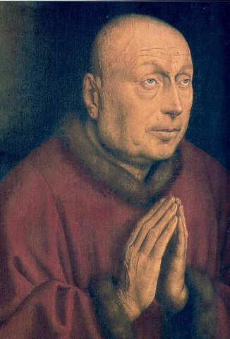 Гентский алтарь. Йос Вейдт как Иосиф (деталь)