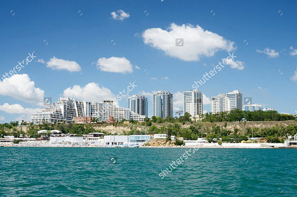 Картина Одесское побережье - Город 