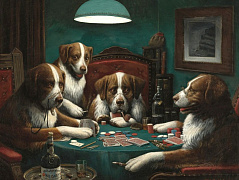 Кассиус Марцелл Кулидж - Собаки, играющие в покер 2
