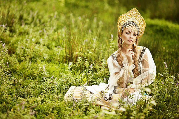 Картина Царівна з російської казки - Жіночі національні 