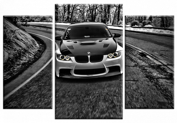 Картина BMW 2 - Из трех частей 