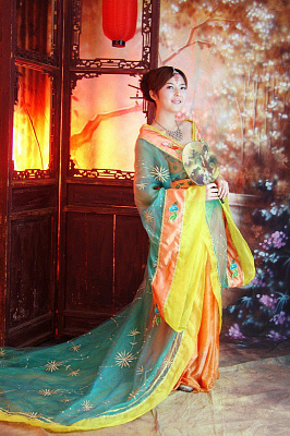 Картина Китайская красавица 2 - Женские национальные 
