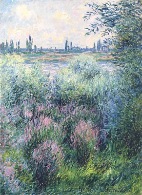 Картина Место на берегу Сены  - Моне Клод 