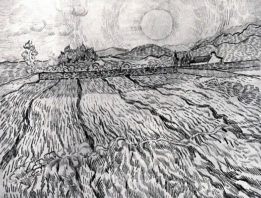 Картина Ван Гог Винсент1 - Картины карандашом 