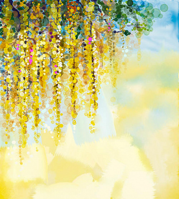 Картина Волшебные цветы 4 - Нонгкран Фон 