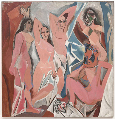 Картина Авиньонские девицы - Пикассо Пабло 