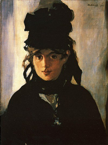 Портрет Берты Моризо с букетом фиалок