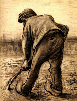 Картина Ван Гог Винсент14 - Картины карандашом 