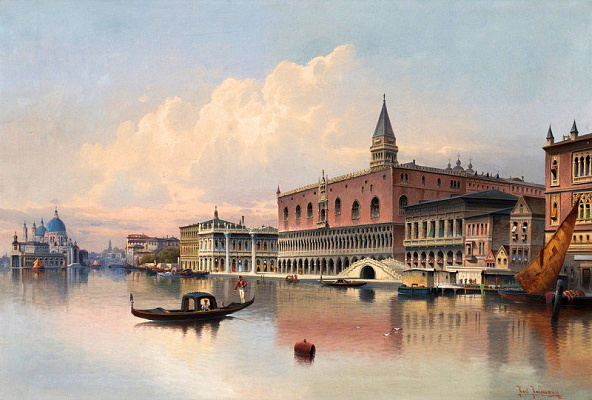 Картина Венецианский мотив - Кауфман Карл 