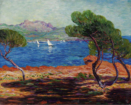 Леон Детрой - Пейзаж в Агай