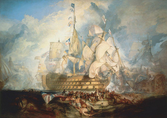 Картина Трафальгарская битва - Тернер Уильям 