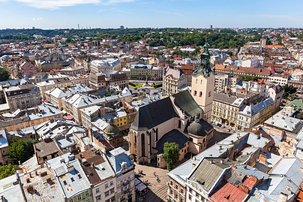 Картина Вид на город, Львов - Город 