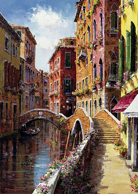 Картина Мост в Венеции - Сун Сэм Парк 