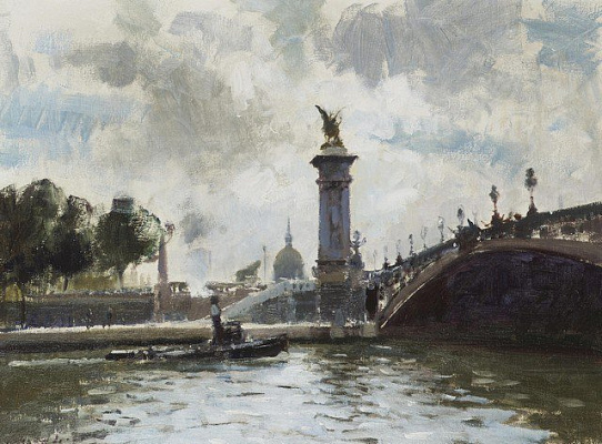 Картина Мост Александру III, Париж - Сигоу Эдвард 