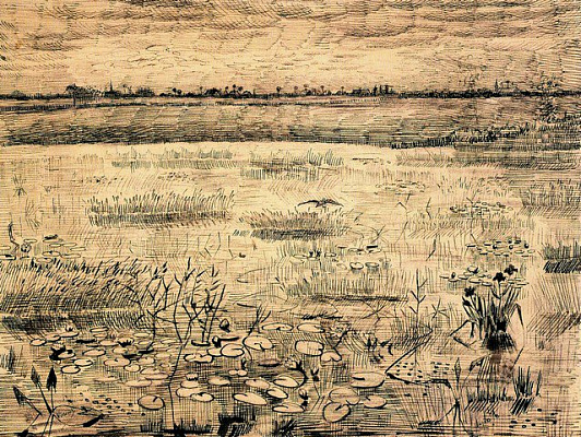 Картина Ван Гог Винсент10 - Картины карандашом 