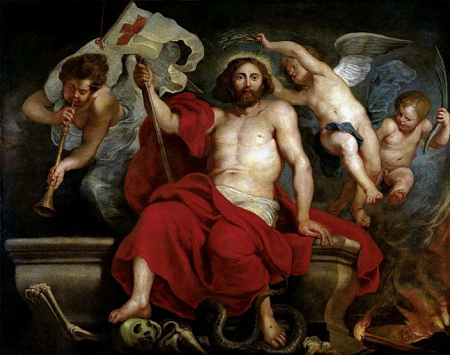 Картина Торжество Христа над грехом и смертью - Рубенс Питер Пауль 