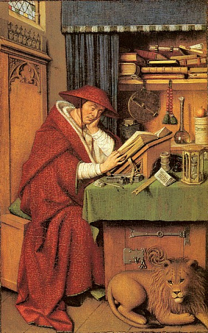 Святой Иероним в келье 