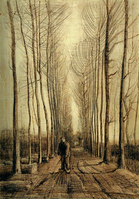 Картина Ван Гог Винсент6 - Картины карандашом 